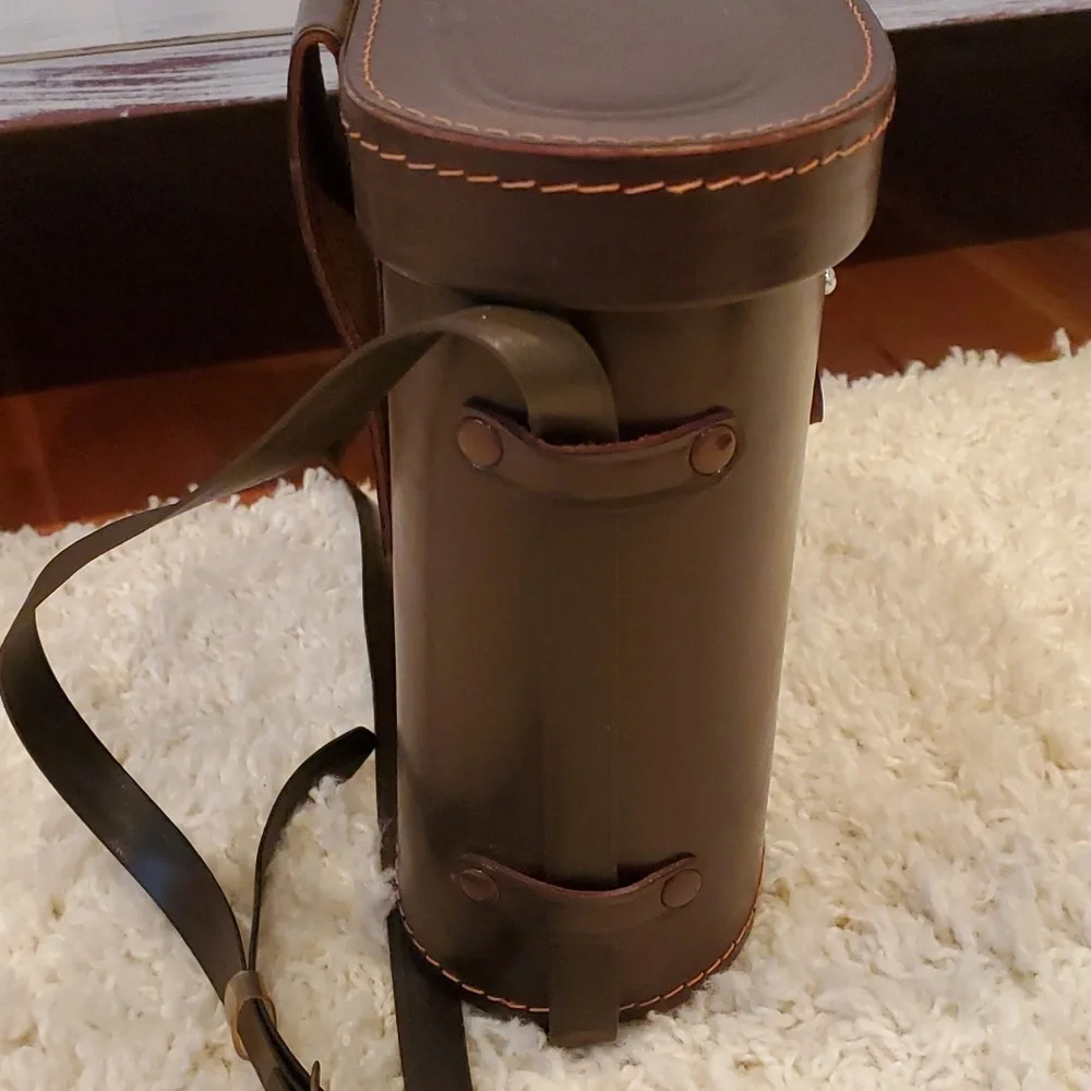 Vintage Japanese Binoculars With Leather Carrying Case - Picture 9 of 13